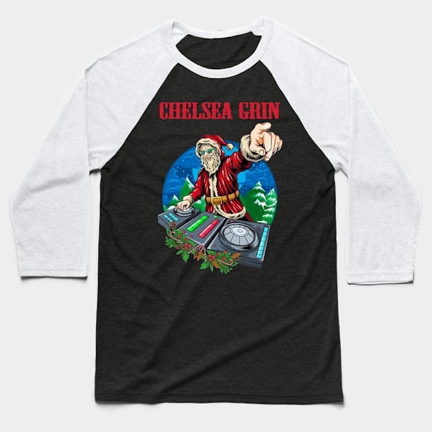 CHELSEA GRIN BAND XMAS Baseball T-Shirt by a.rialrizal